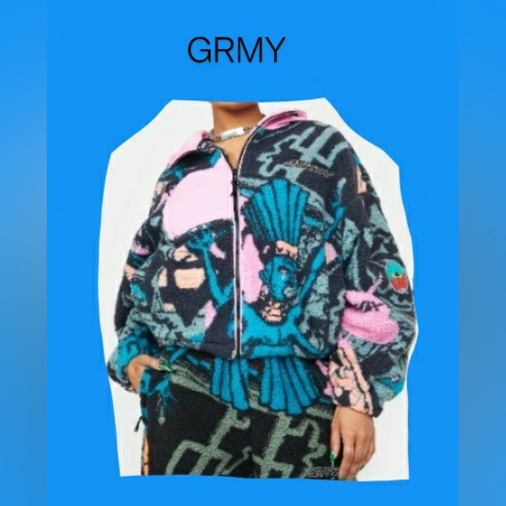 Space lady hooded sharper jacket